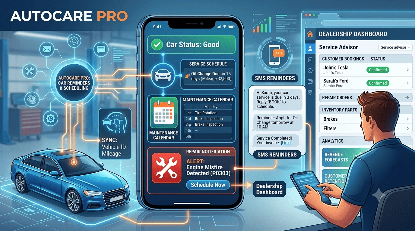 How Auto Dealers Use SMS for Service Reminders and Repair Updates